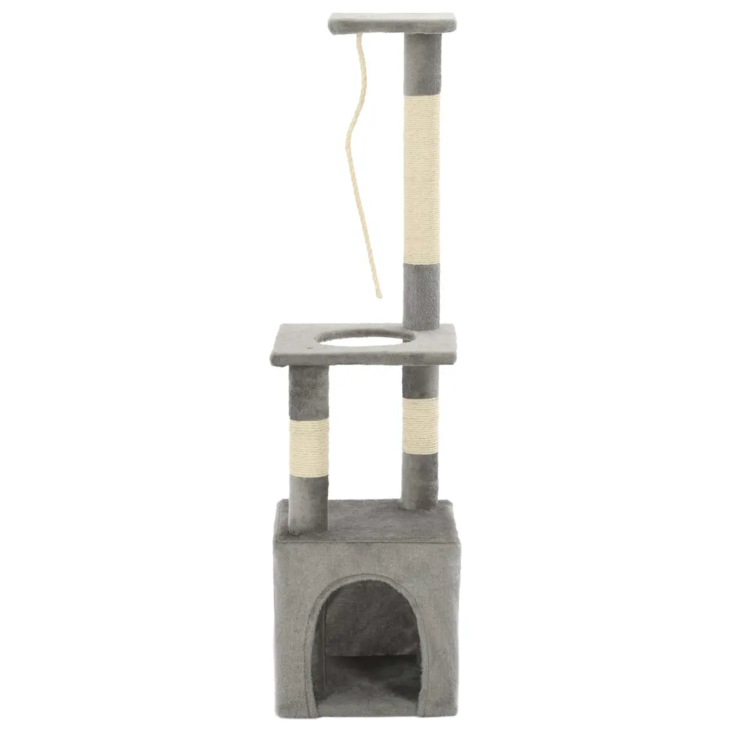 Albero per gatti con tiragraffi in sisal 109 cm