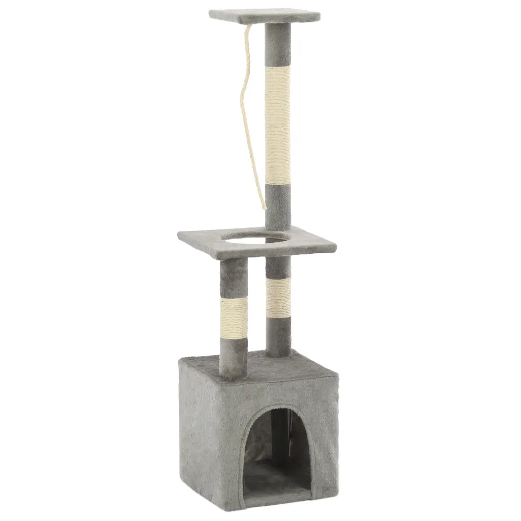 Albero per gatti con tiragraffi in sisal 109 cm