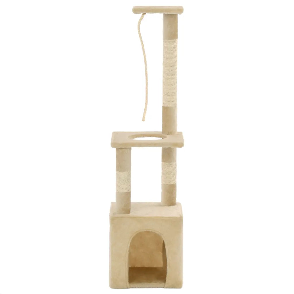 Albero per gatti con tiragraffi in sisal 109 cm