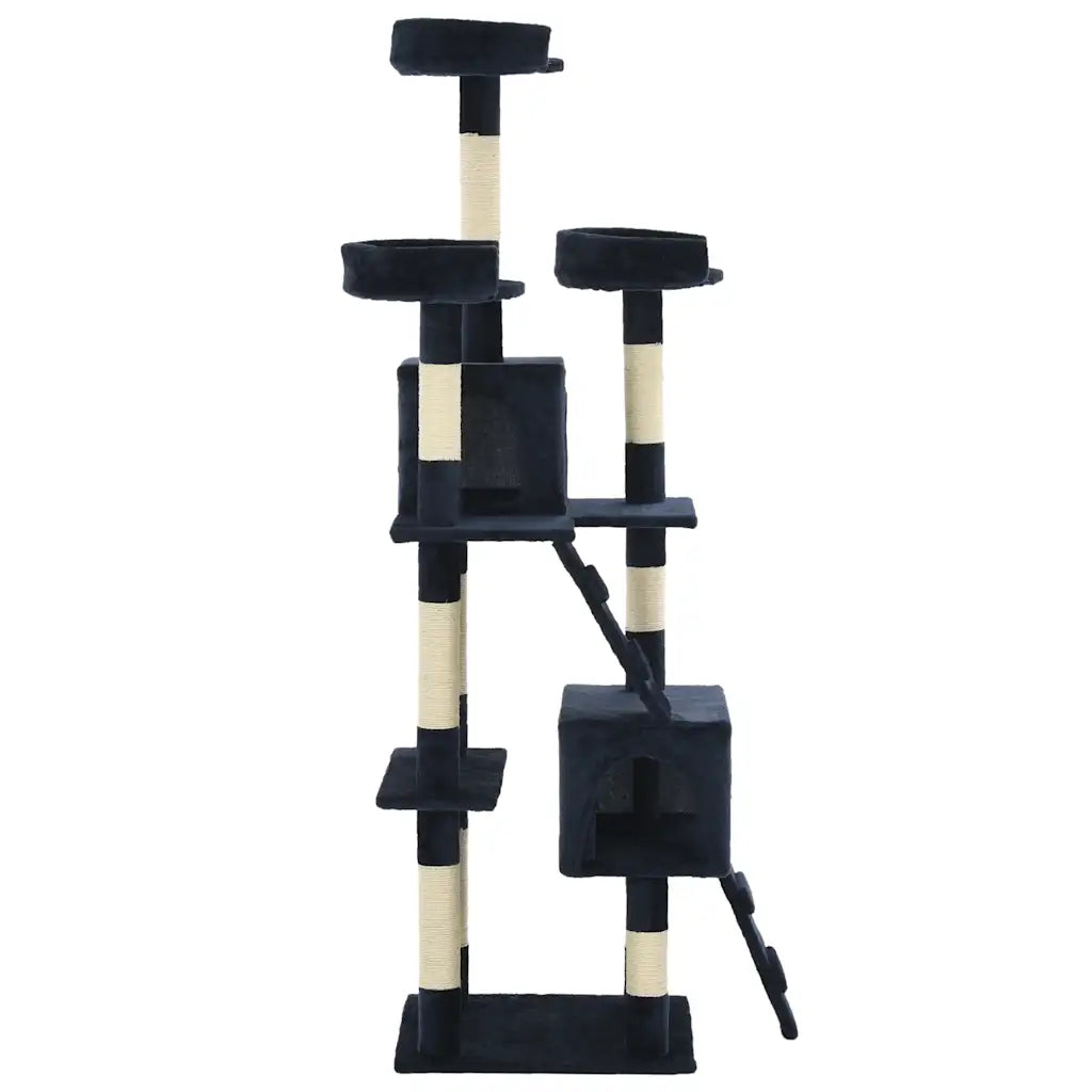 Albero per gatti tiragraffi sisal 170 cm con zampe stampate