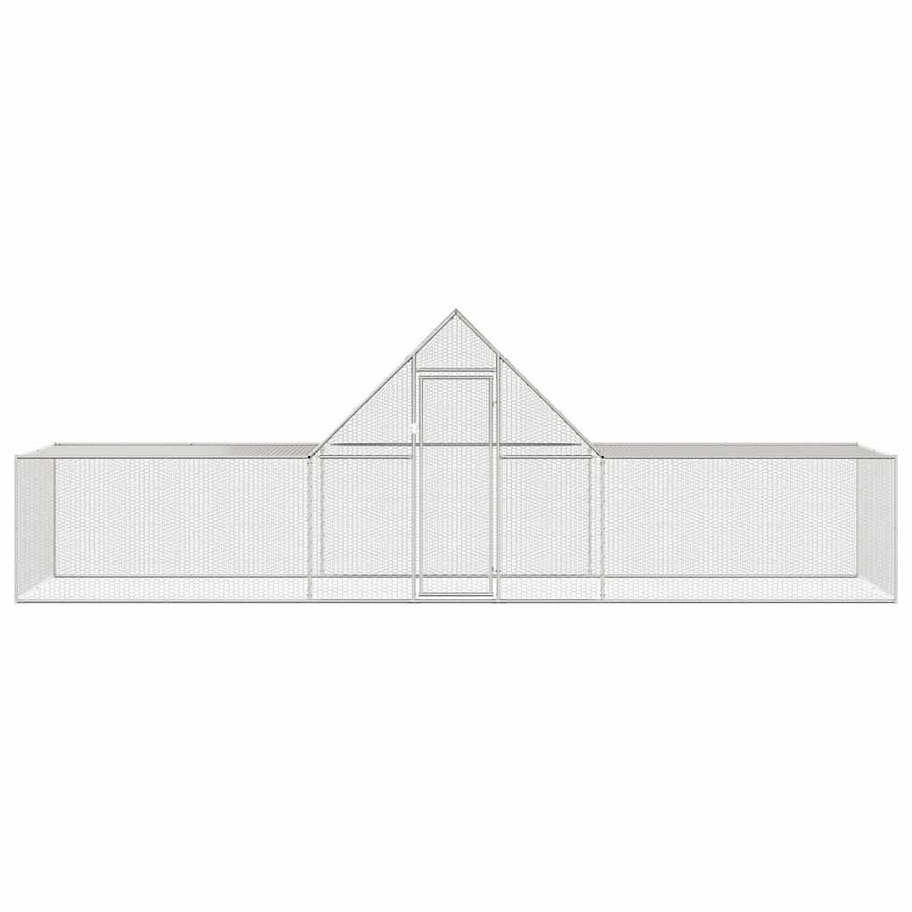 Pollaio 6x2x2 m in Acciaio Zincato