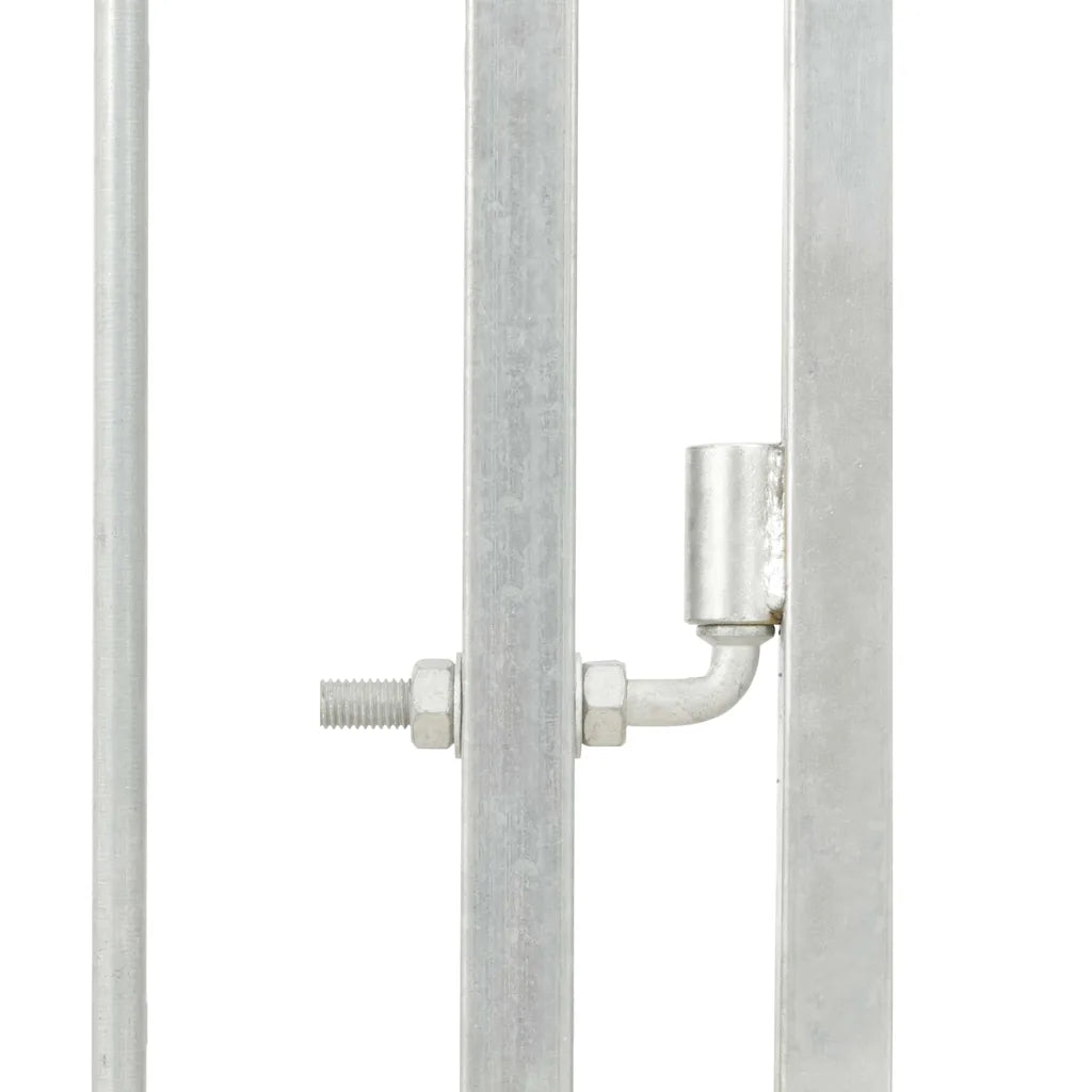 Canile da esterno 150x150x185 cm in acciaio zincato