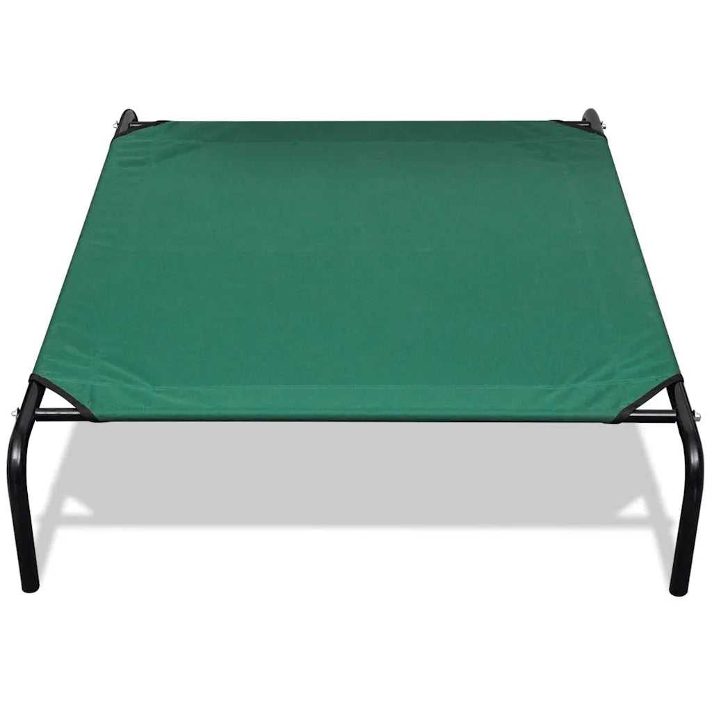 Cuccia per cani rialzata 130x80x20 cm in tela Oxford e acciaio