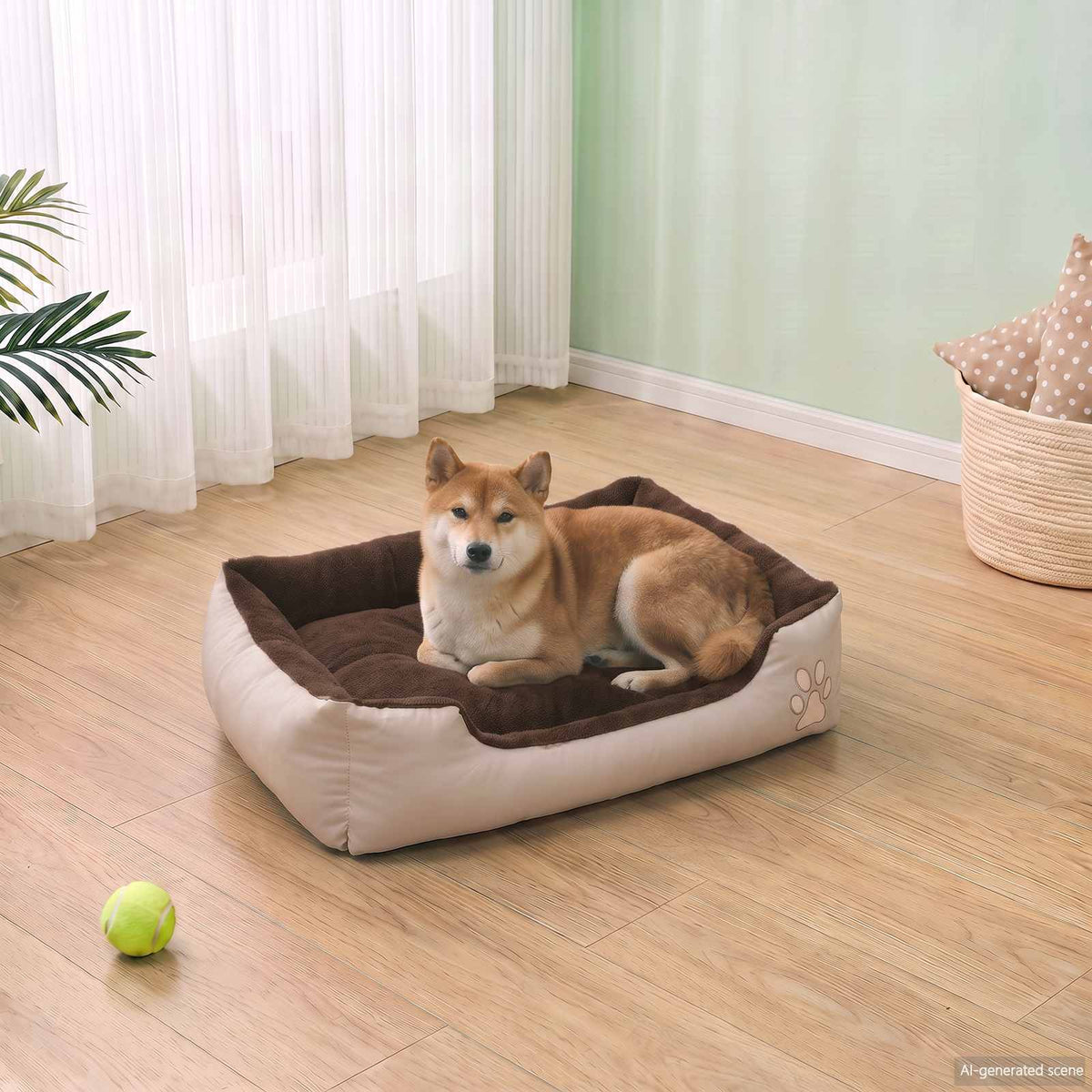Letto Caldo per Cani con Cuscino Imbottito L