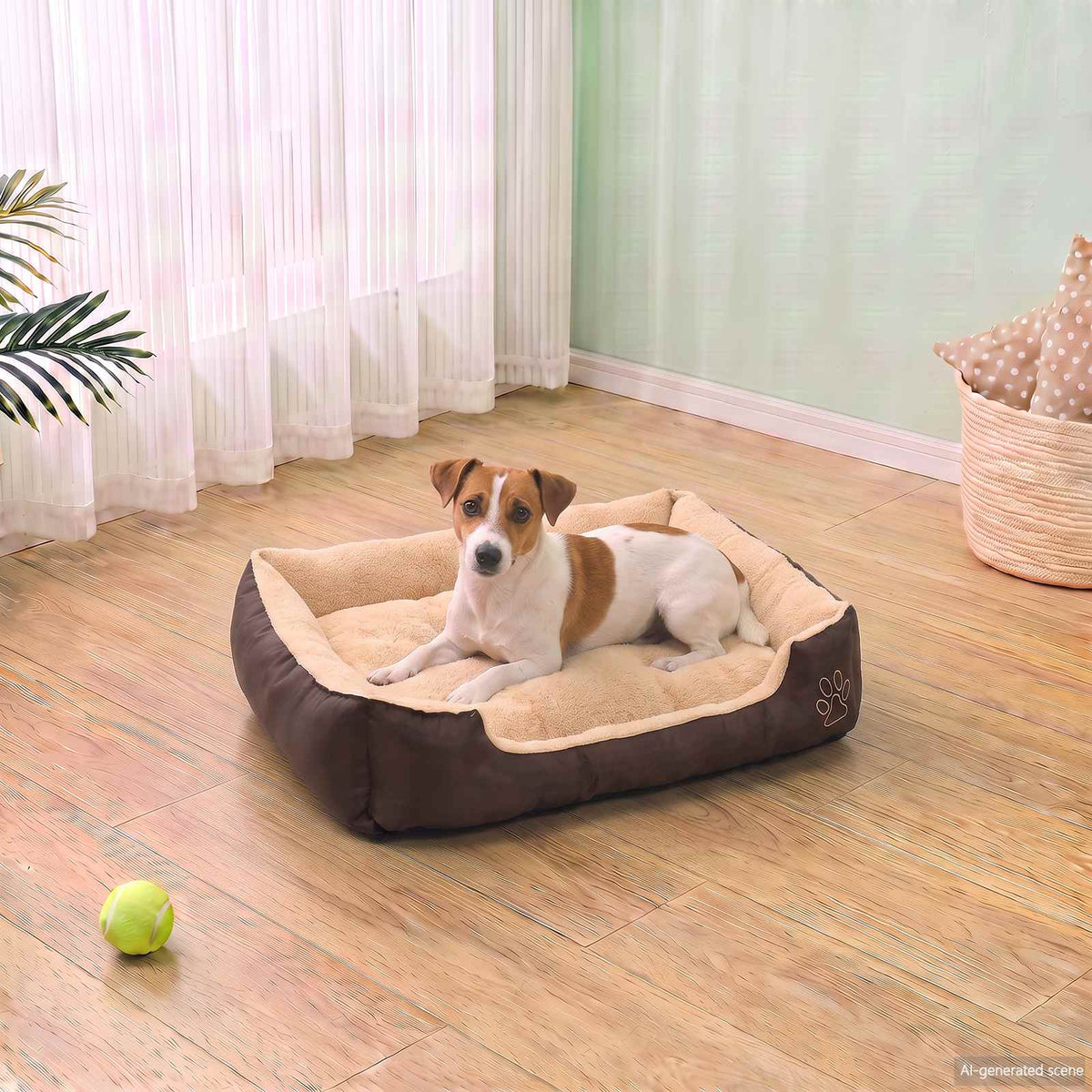 Letto Caldo per Cani con Cuscino Imbottito S