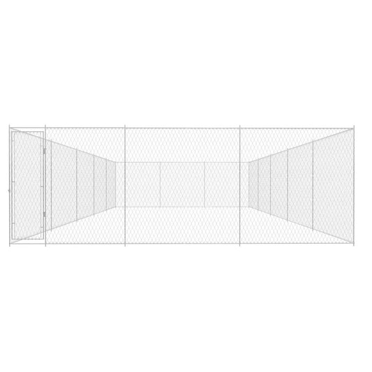Canile da Esterno in Acciaio Zincato 950x570x185 cm
