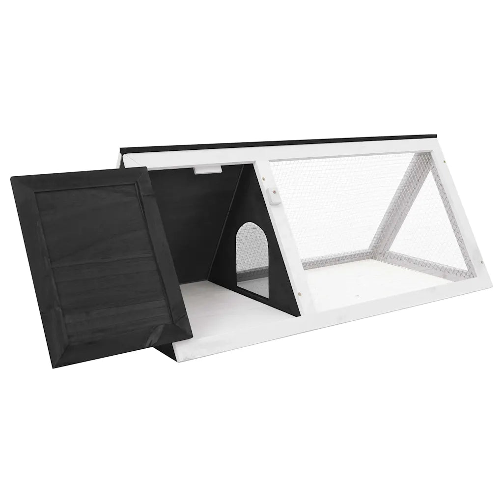 Conigliera in legno 98x50x41 cm