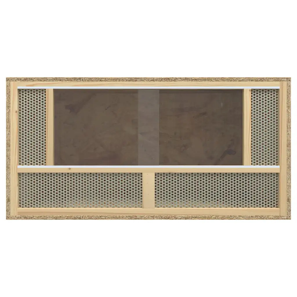 Terrario 80 x 40 x 40 cm in OSB con vetro temperato