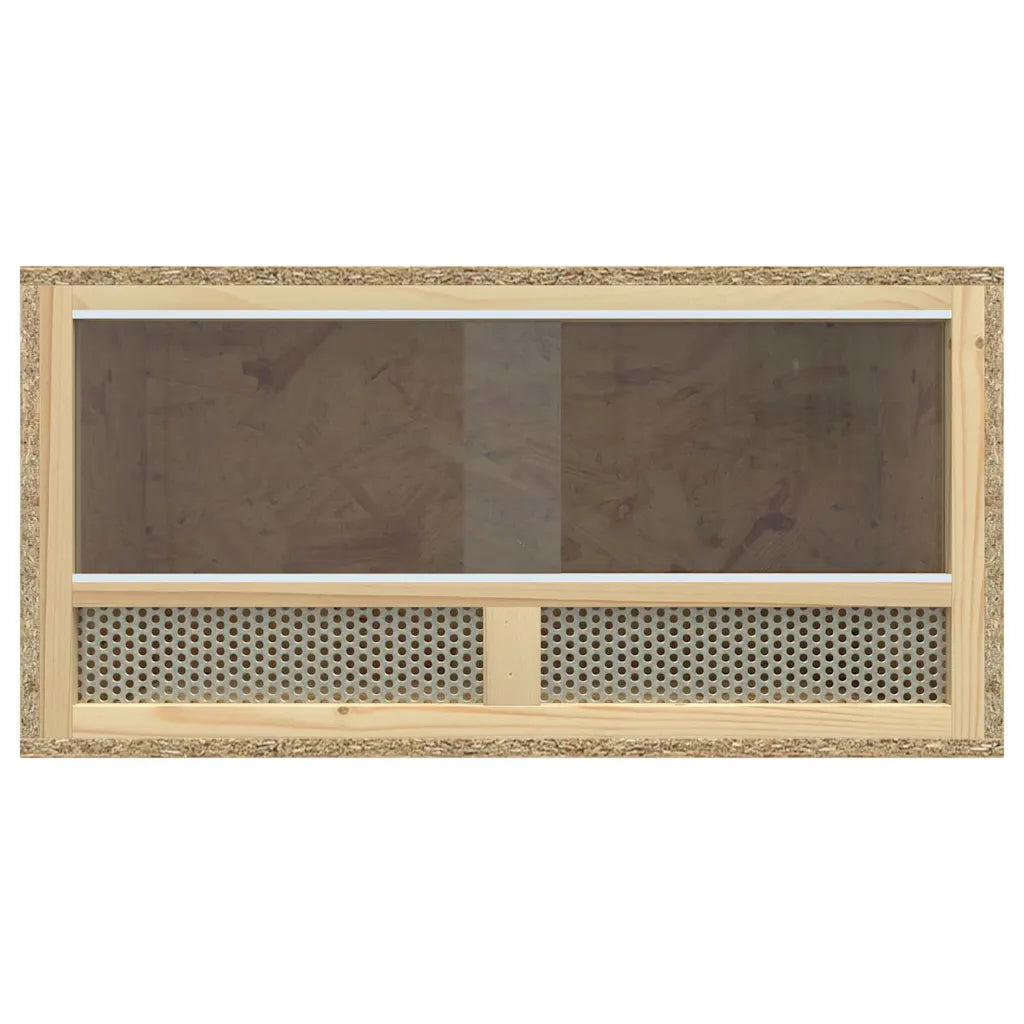 Terrario 60 x 30 x 30 cm in OSB con vetro temperato