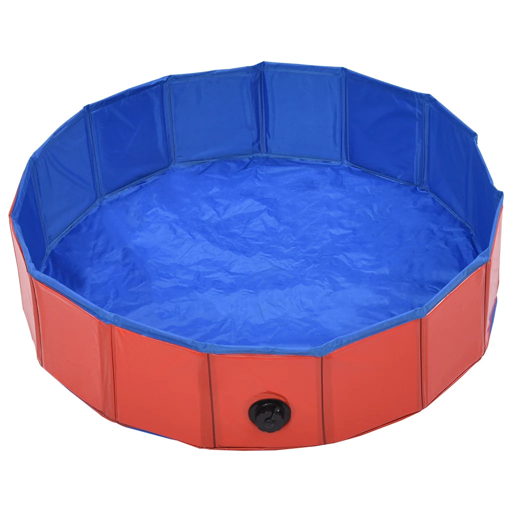 Piscina per cani pieghevole 80x20 cm in PVC