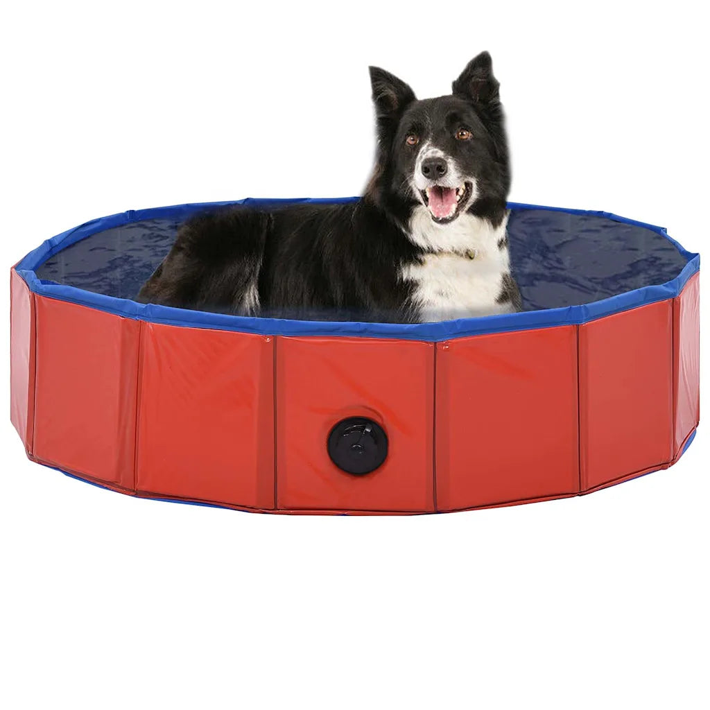 Piscina per cani pieghevole 80x20 cm in PVC