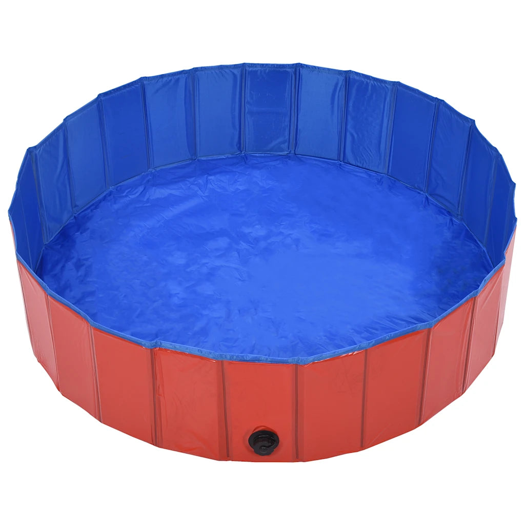 Piscina per cani pieghevole 120x30 cm in PVC
