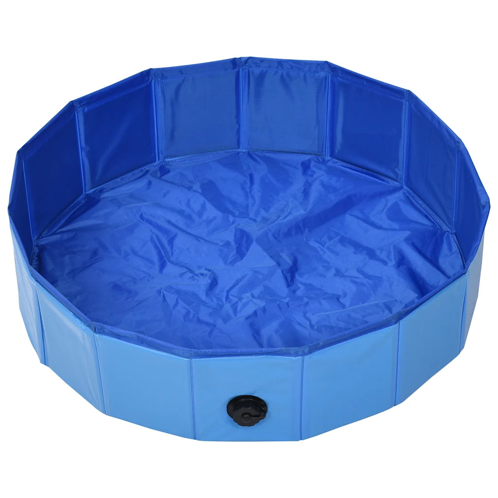 Piscina per cani pieghevole 80x20 cm in PVC
