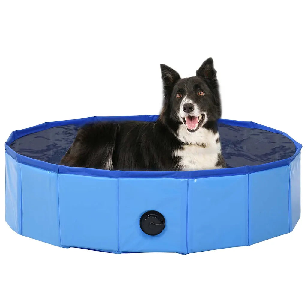 Piscina per cani pieghevole 80x20 cm in PVC