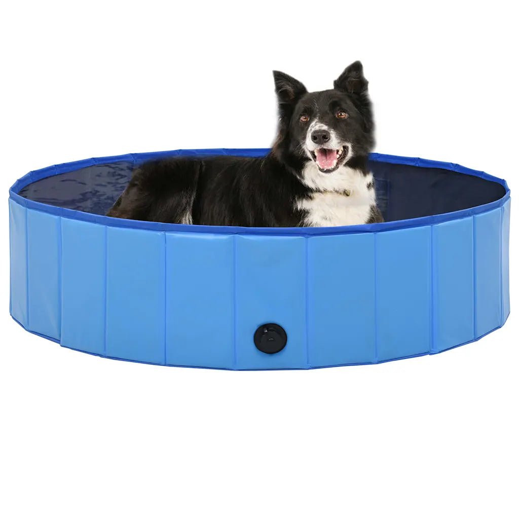 Piscina per cani pieghevole 120x30 cm in PVC