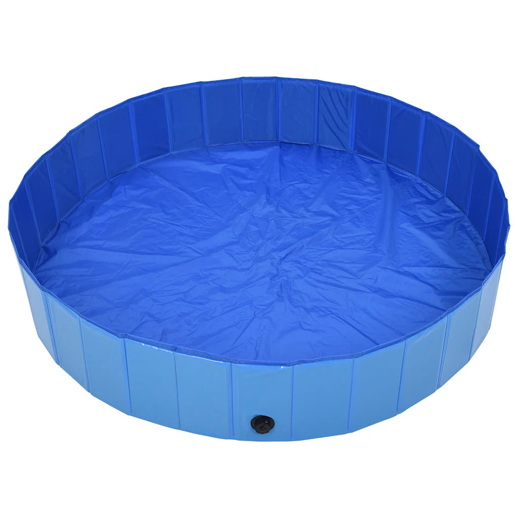 Piscina per cani pieghevole 160x30 cm in PVC