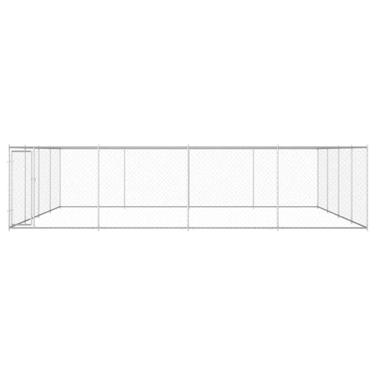 Canile da Esterno in Acciaio Zincato 760x760x185 cm