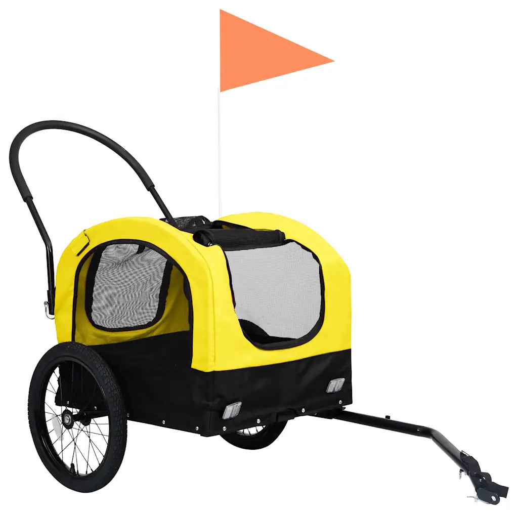 Rimorchio da bici per cani e carrello jogging 2in1 63,5x143x103 cm