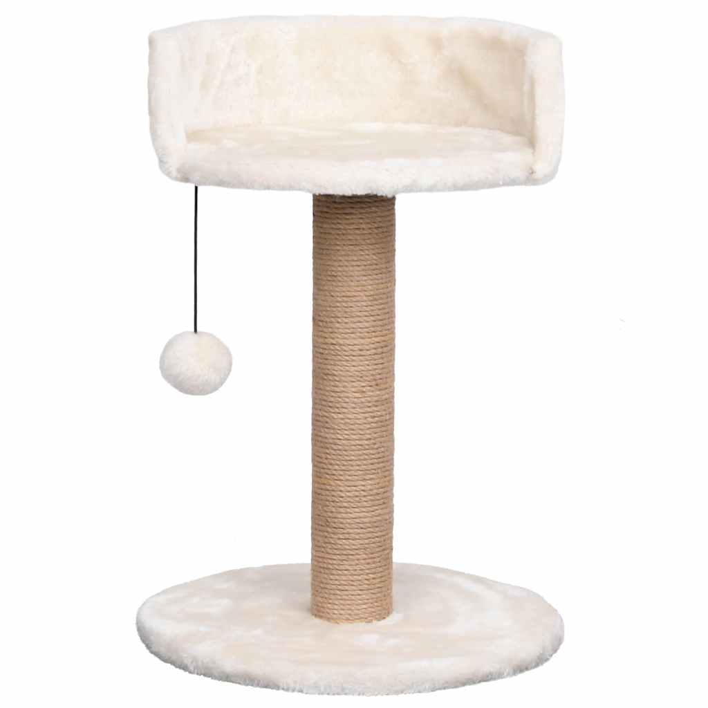 Albero per Gatti con Palo Tiragraffi 49 cm in Giunco