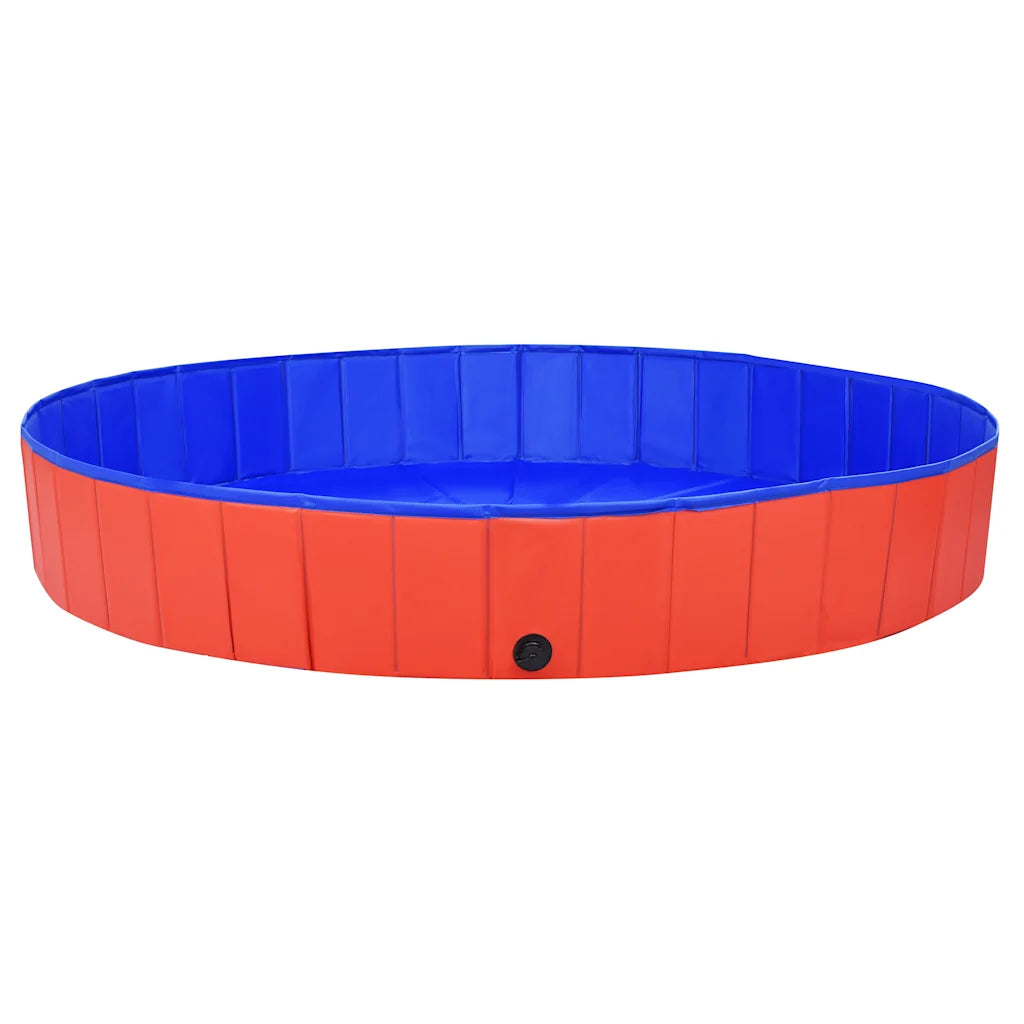 Piscina per cani pieghevole 200x30 cm in PVC