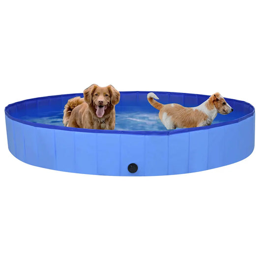 Piscina per cani pieghevole 200x30 cm in PVC