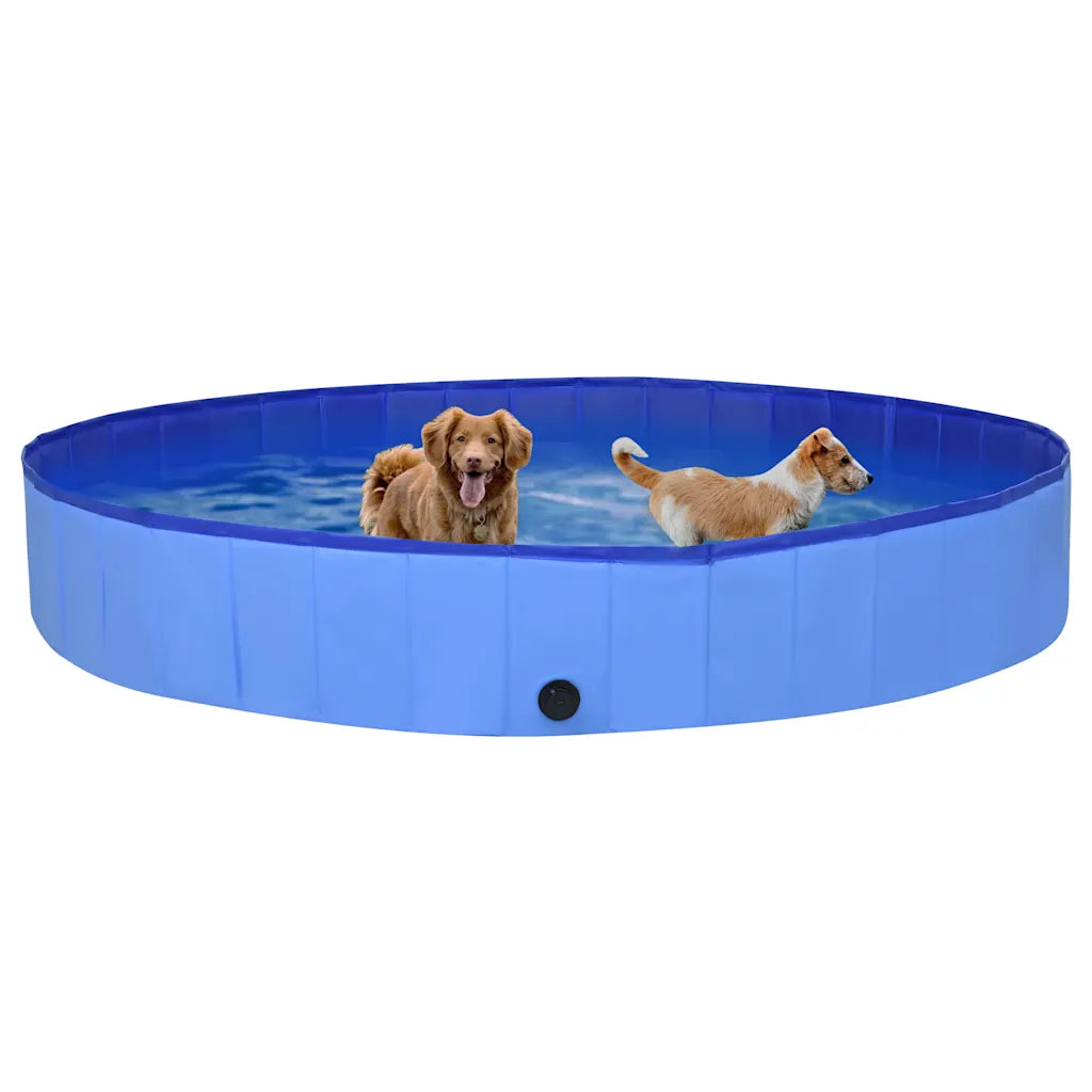 Piscina per cani pieghevole 300x40 cm in PVC