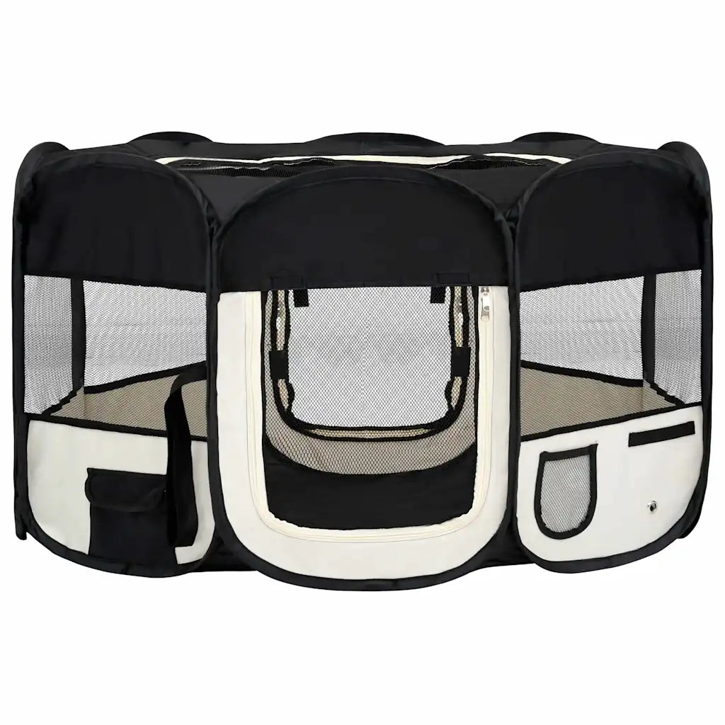 Box per cani pieghevole con borsa trasporto 145x145x61 cm