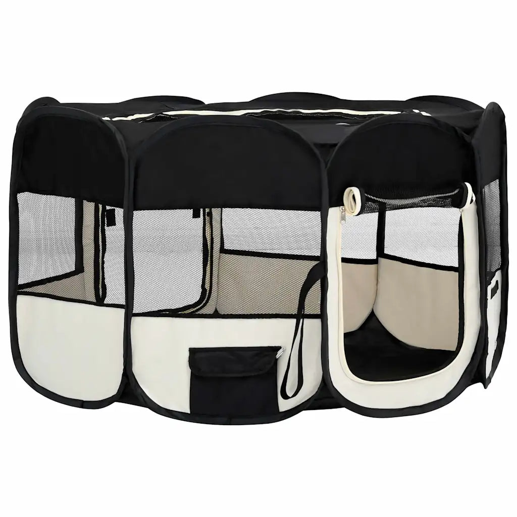 Box per cani pieghevole con borsa trasporto 145x145x61 cm