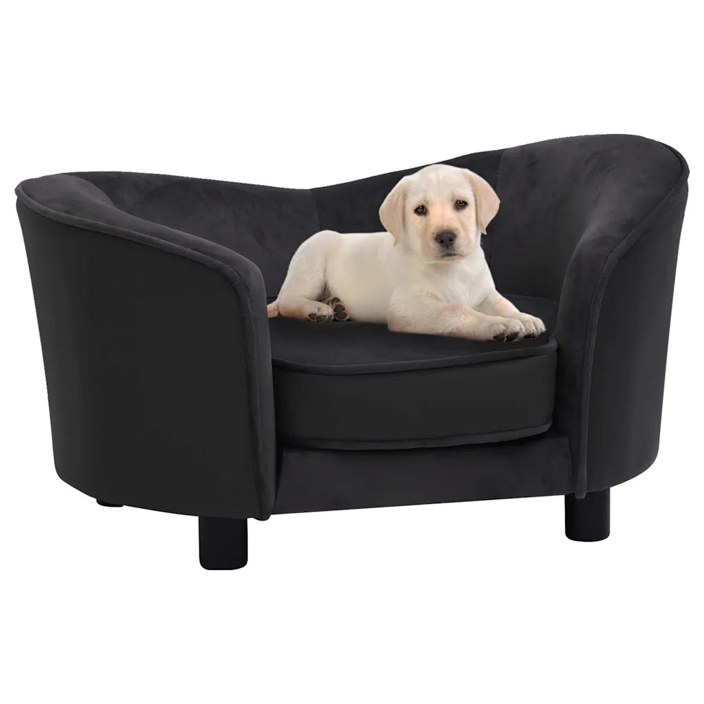 Divano per cani 69x49x40 cm in peluche e similpelle