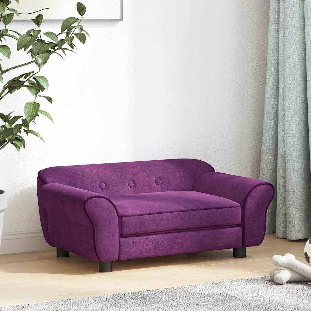 Divano per cani 72x45x30 cm in peluche