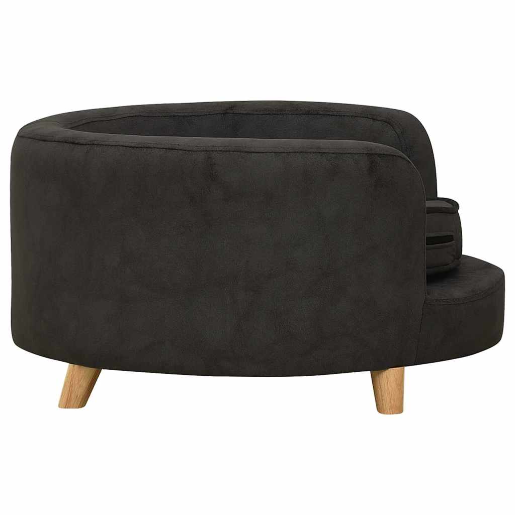 Divano per Cani Nero 69x69x36 cm in Peluche