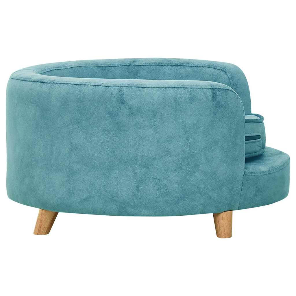 Divano per Cani Turchese 69x69x36 cm in Peluche