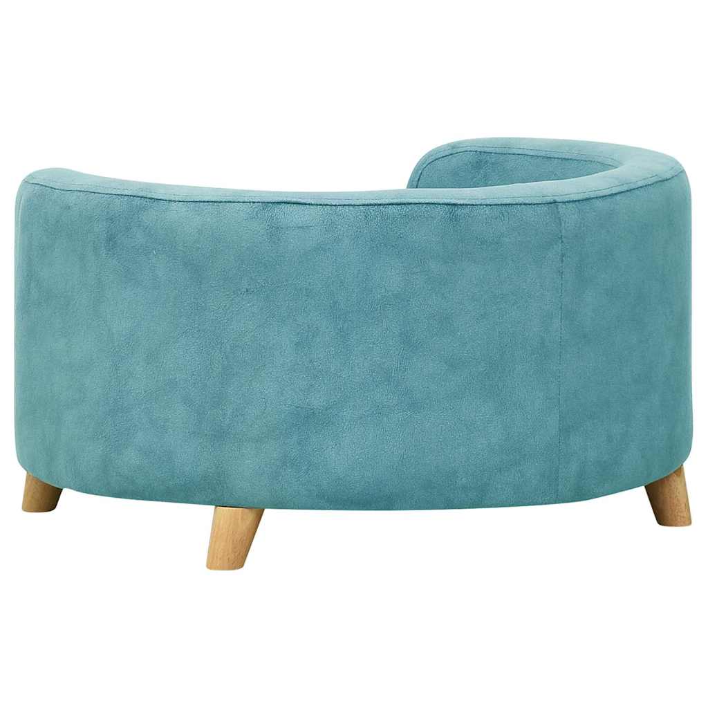 Divano per Cani Turchese 69x69x36 cm in Peluche