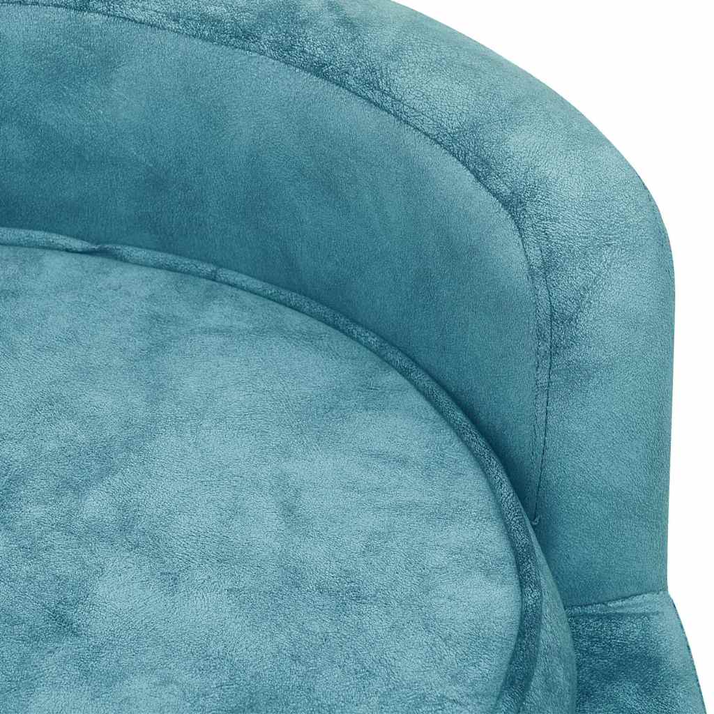 Divano per Cani Turchese 69x69x36 cm in Peluche