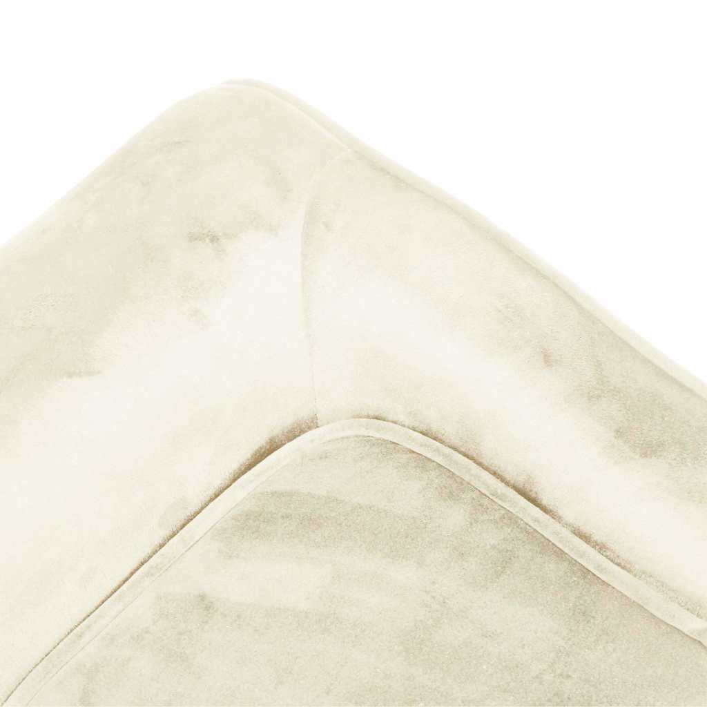Divano per Cani Crema 57x34x36 cm in Peluche