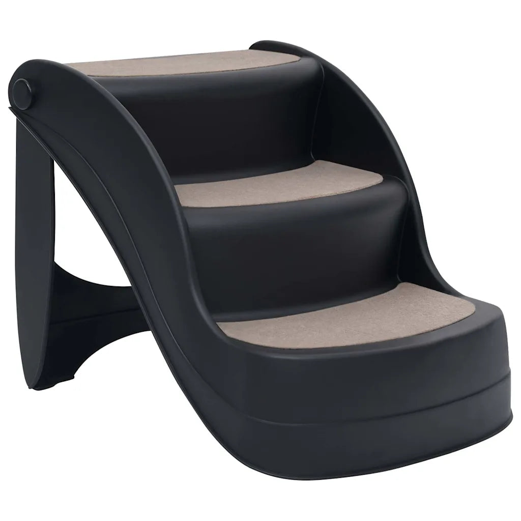 Scala per cani pieghevole con 3 gradini 38x50x38 cm