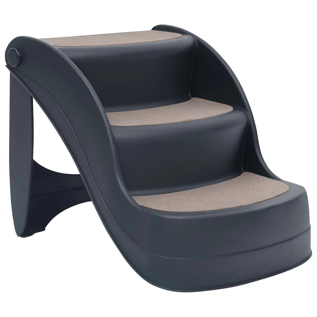 Scala per cani pieghevole con 3 gradini 38x50x38 cm