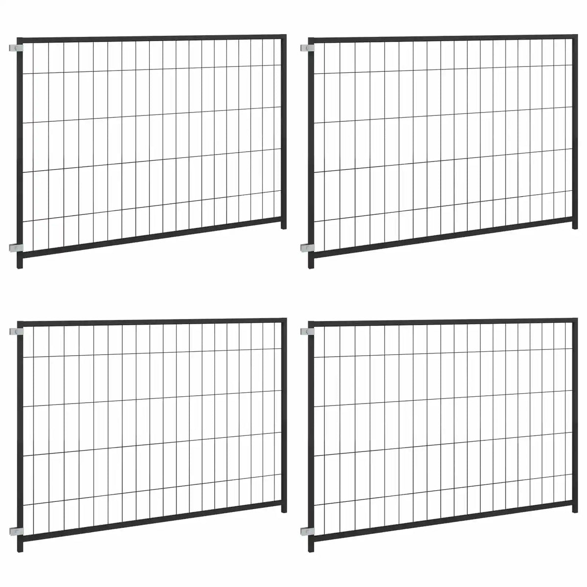 Gabbia per cani 300x100x70 cm in acciaio resistente