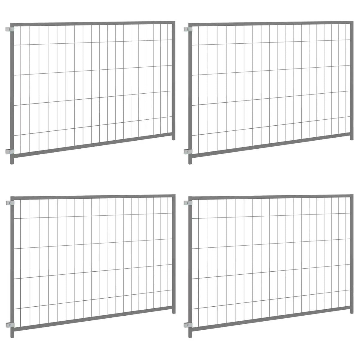 Gabbia per cani 300x100x70 cm in acciaio resistente