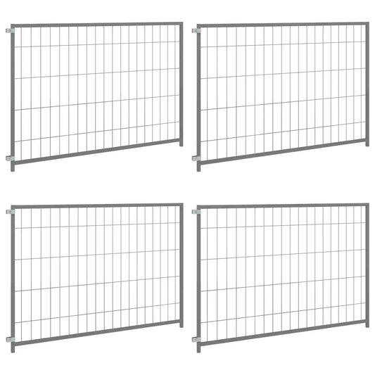 Gabbia per cani 300x100x70 cm in acciaio resistente