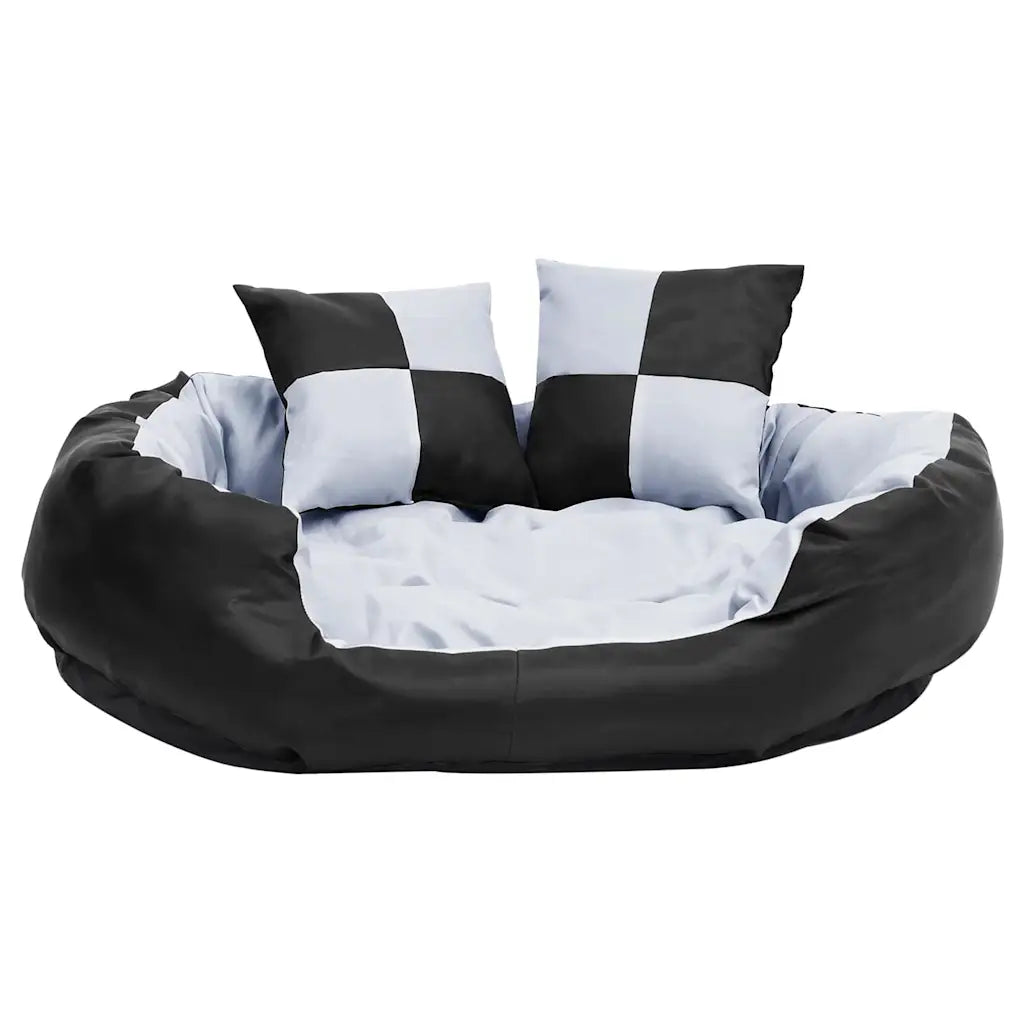 Cuscino per cani reversibile 85x70x20 cm con 2 cuscini piccoli