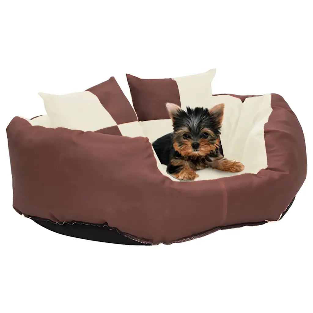 Cuscino per cani reversibile e lavabile 65x50x20 cm