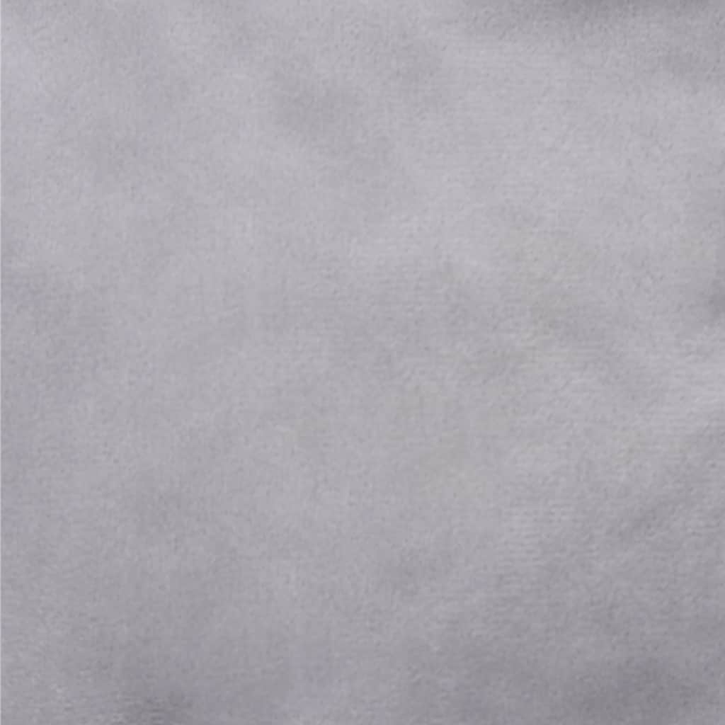 Lettino per Cani Nero e Grigio 99x89x21 cm Peluche e Similpelle