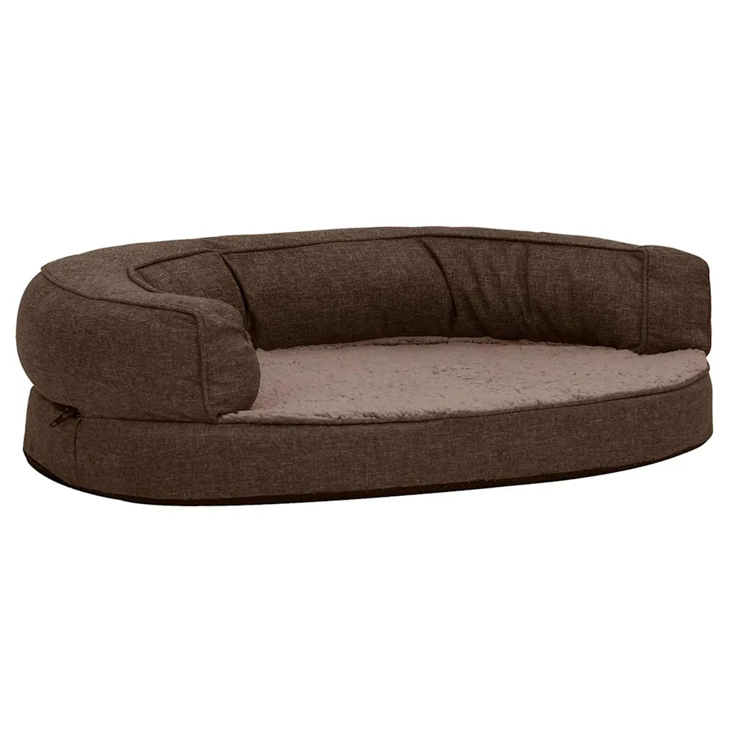 Letto per cani ergonomico in similpelle 75x53 cm