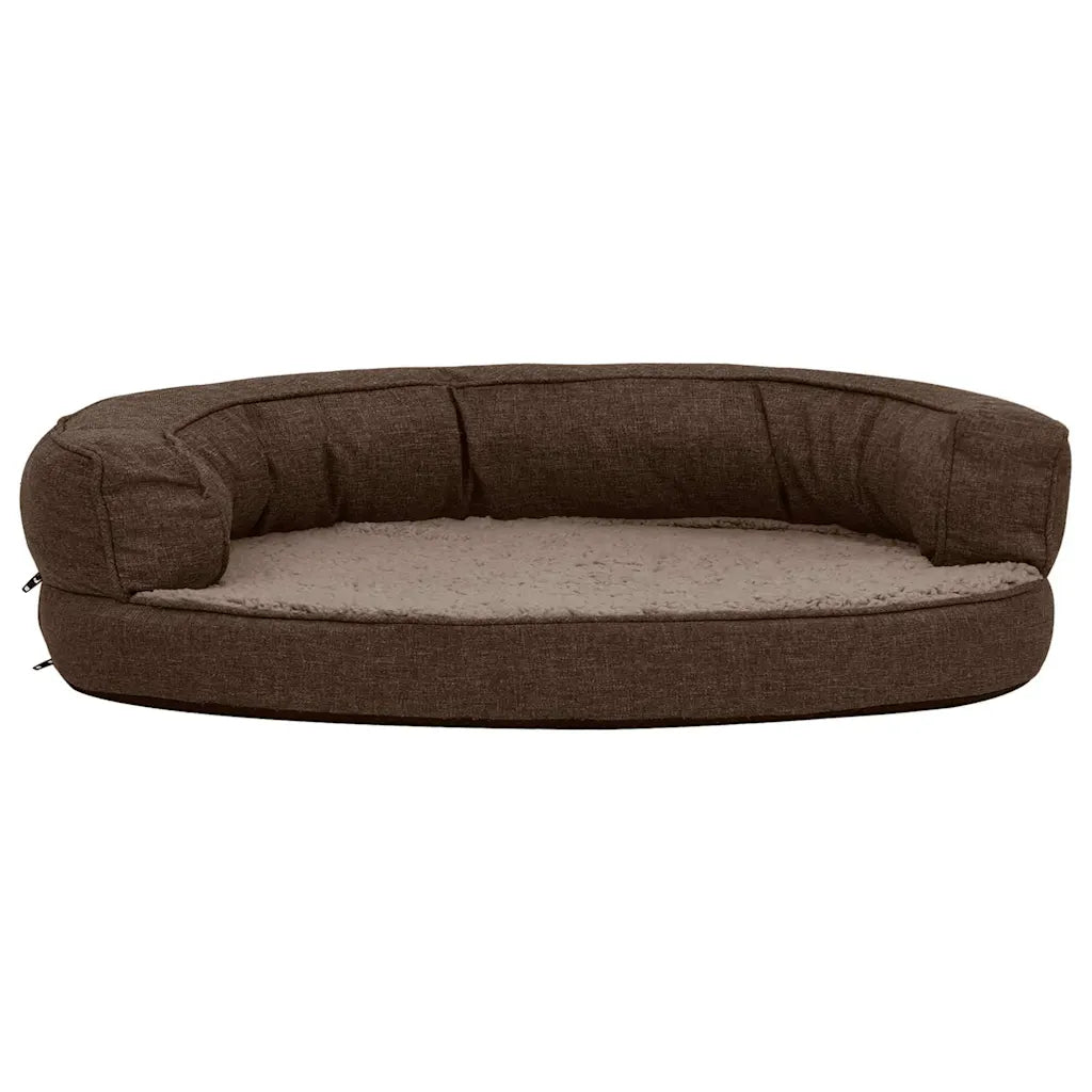 Letto per cani ergonomico in similpelle 75x53 cm