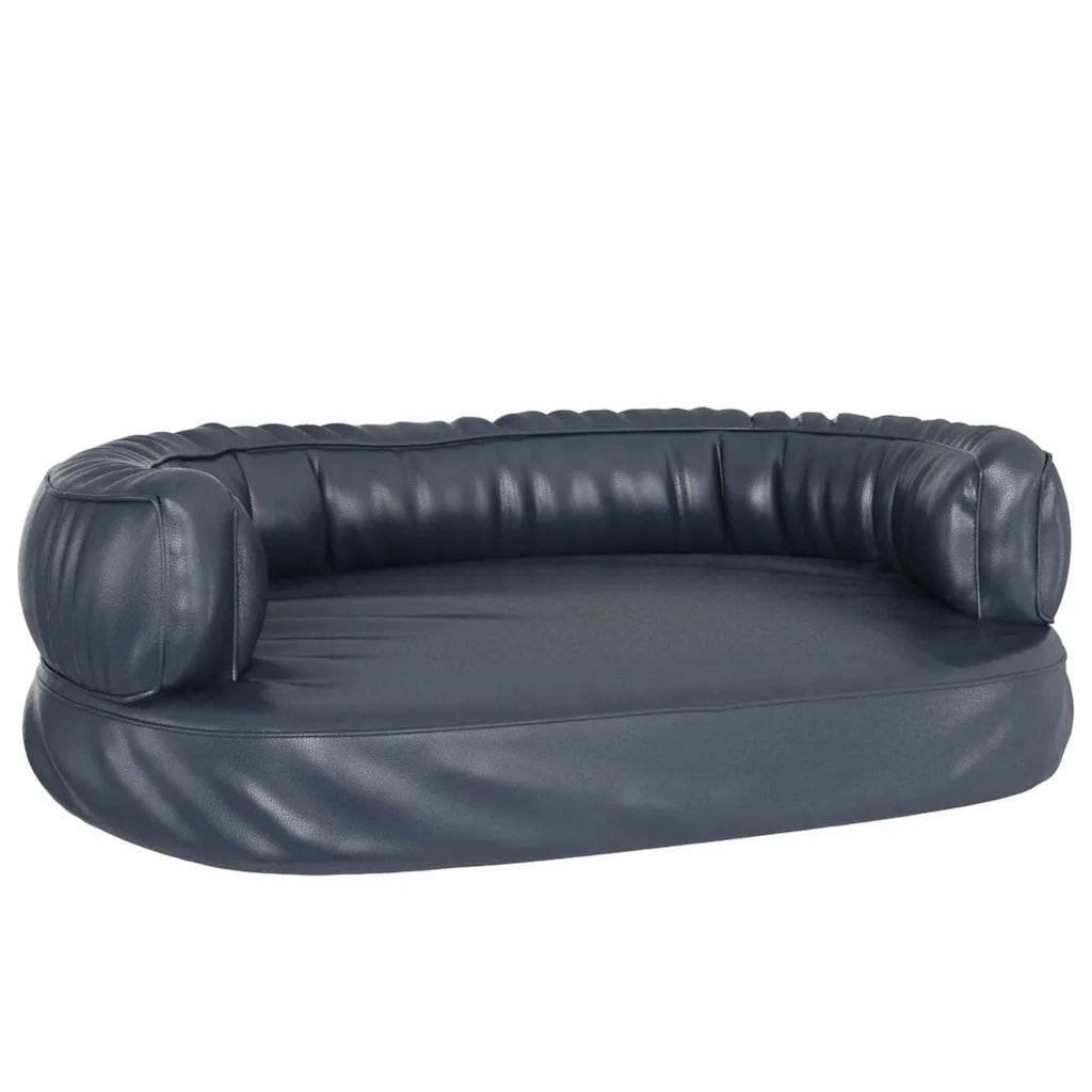 Letto per cani ergonomico in similpelle 75x53 cm