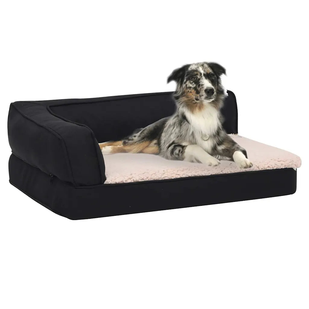 Letto per cani ergonomico in similpelle 75x53 cm