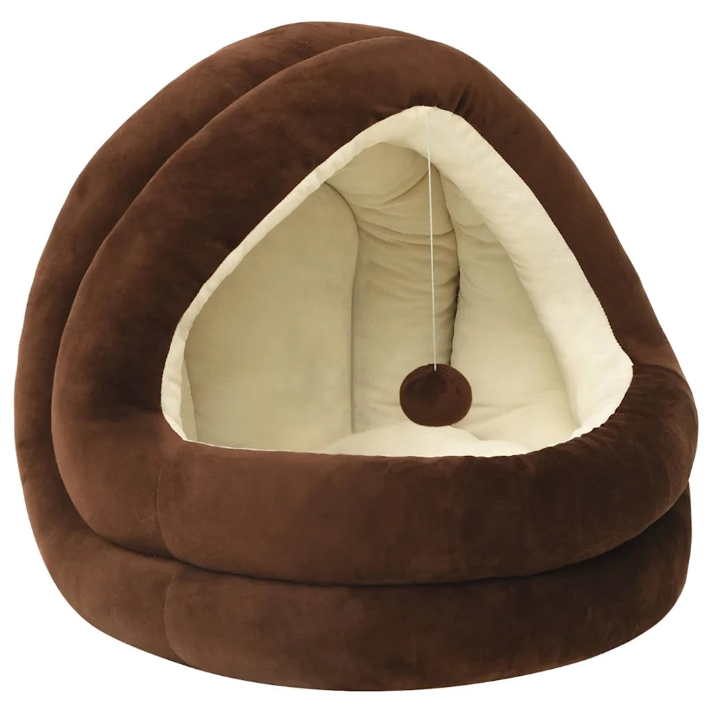 Letto per gatti 50x50x45 cm in pile con imbottitura