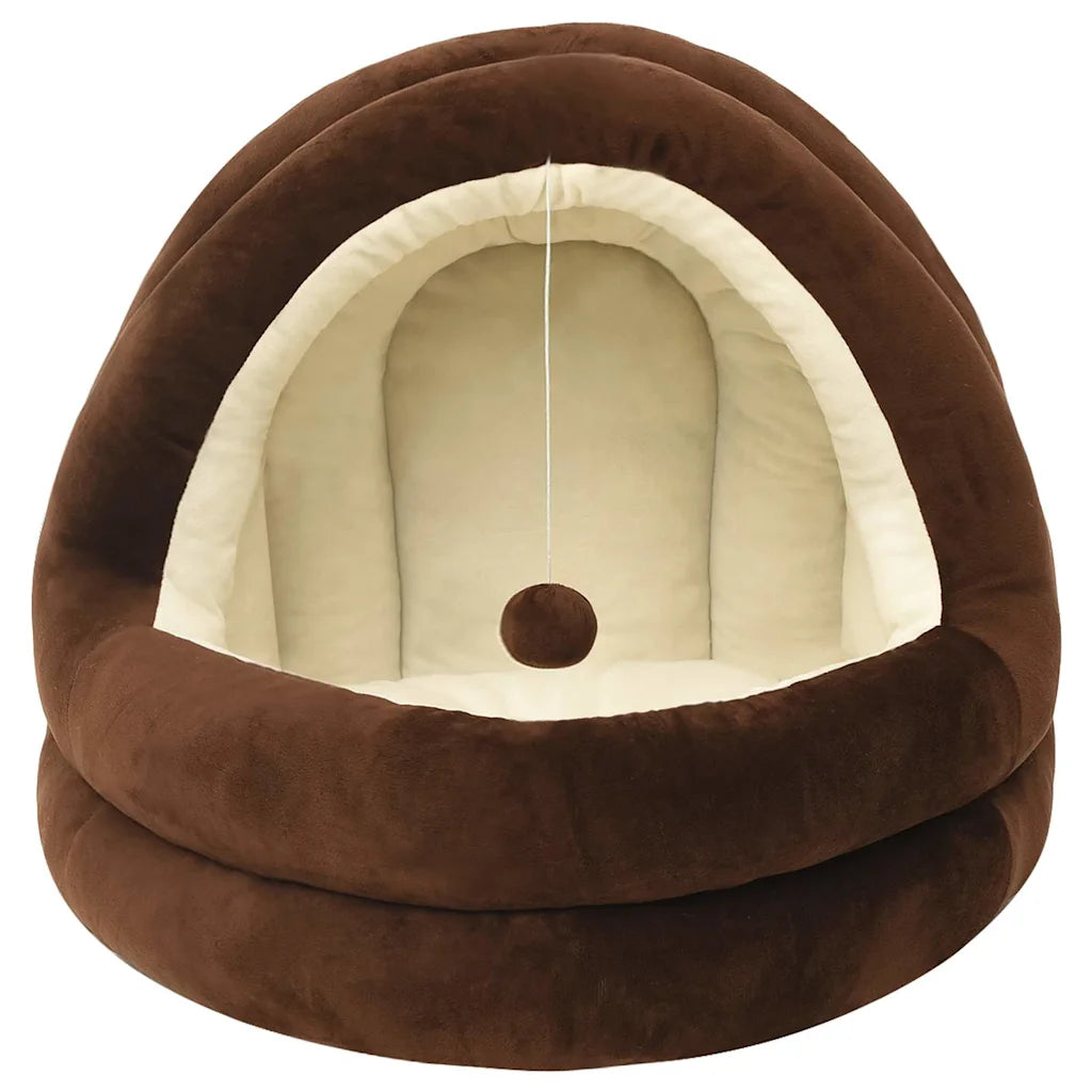Letto per gatti 50x50x45 cm in pile con imbottitura