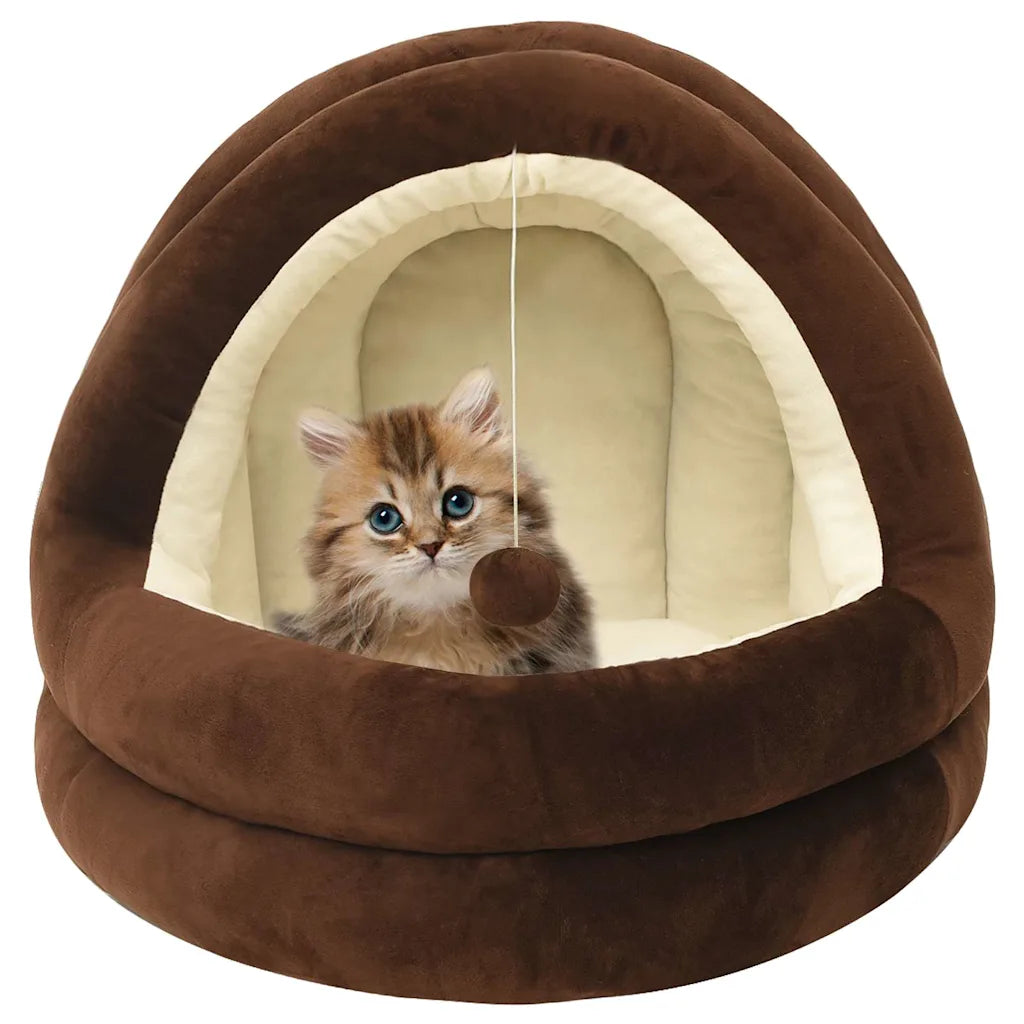 Letto per gatti 50x50x45 cm in pile con imbottitura